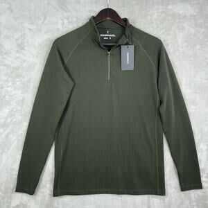 Squidhaus Shirt Mens Small Green Long Sleeve Performance Athletic Gym NWT
